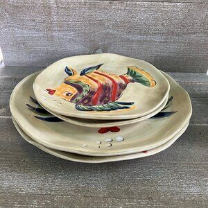 Under the sea hand painted serving sets